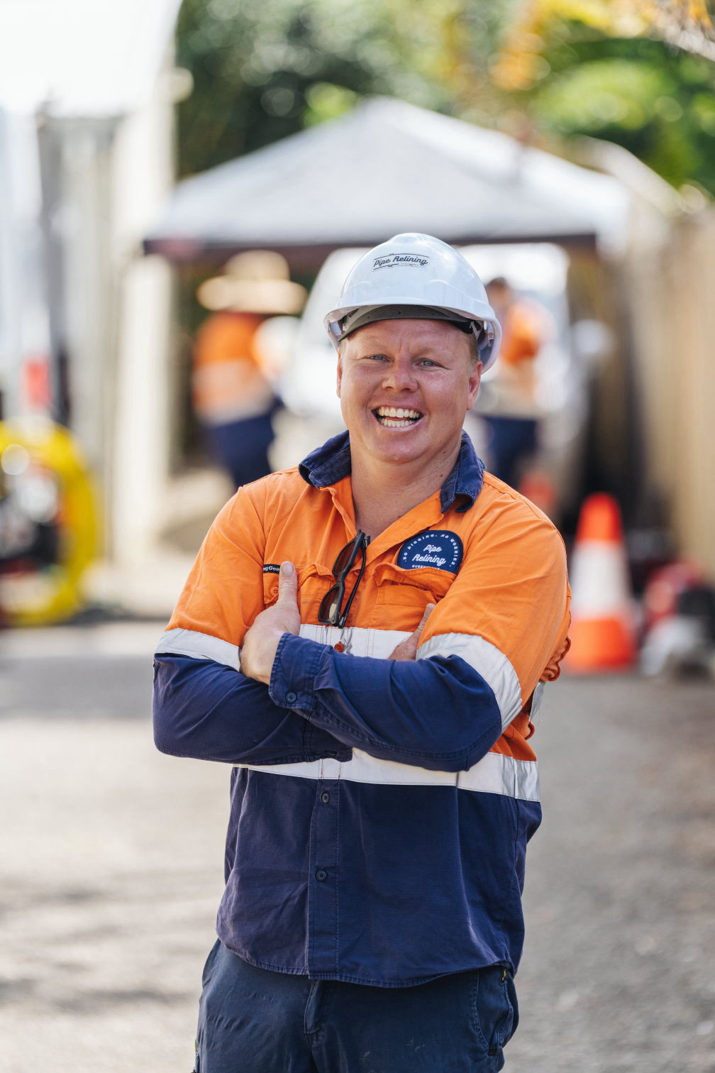The Pipe Relining Queensland team at work